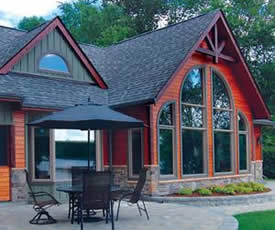 cedar homes, prefab homes, post beam homes