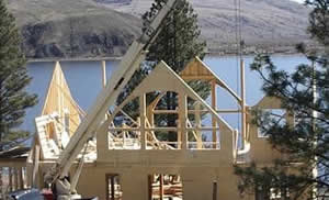 build cedar homes, post beam homes