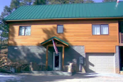 Custom Chalet Forest Lakes Arizona cedar home