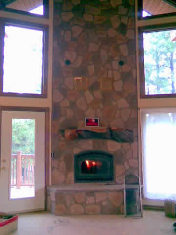 colorado cedar home dining bay window