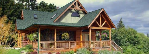 Post Beam Cedar Homes