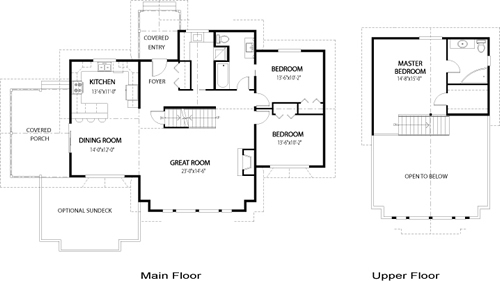 Shorehaven cedar homes floor plan