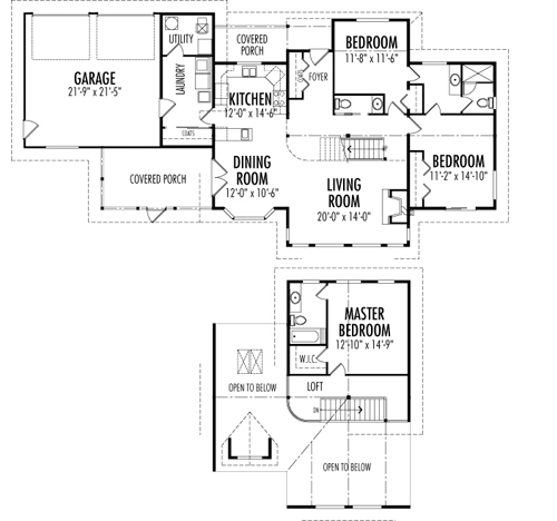 Shoreline cedar homes floor plan