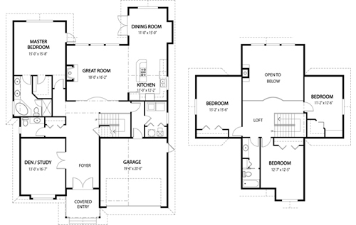 Beckham cedar homes floor plan