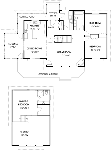 Carling cedar homes floor plan