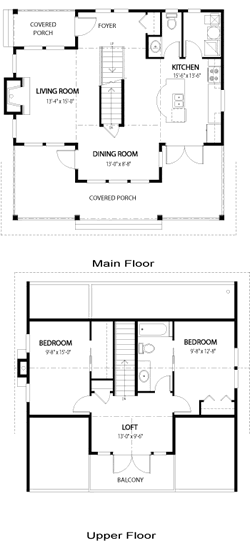 Prentice cedar homes floor plan