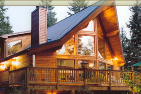 Cedar Kit Homes Image of Post & Beam Homes