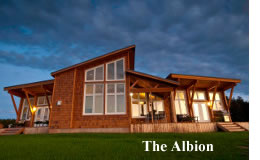 albion cedar custom homes