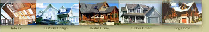 cedar homes, kit log homes, timber frame, post and beam