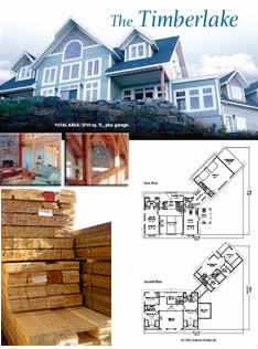 post beam homes, cedar homes plans kit