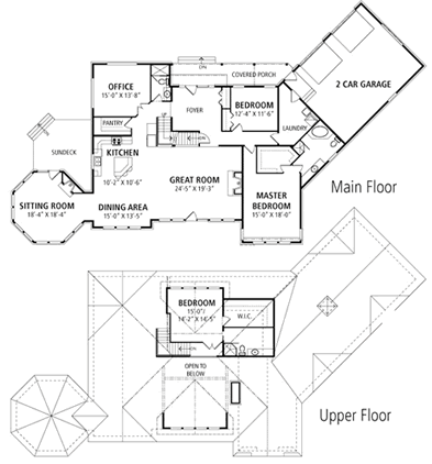 The clearview Cedar Home floor plan