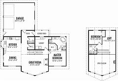Homestead cedar home floor plan