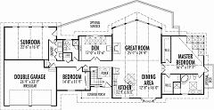 Bay Vista cedar home floor plan