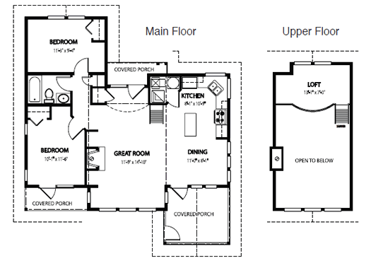 Gibson cedar homes floor plan