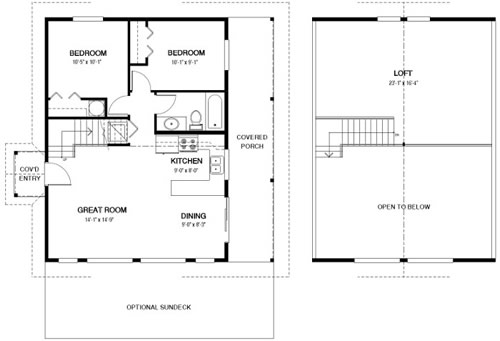 Darter cedar homes floor plan