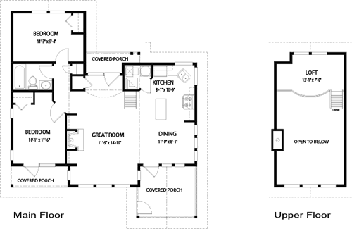 Gibson cedar homes floor plan