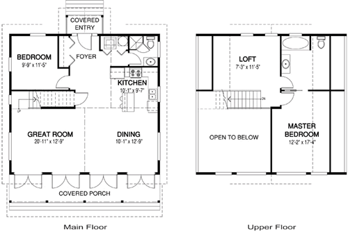 Lark 2 cedar homes floor plan