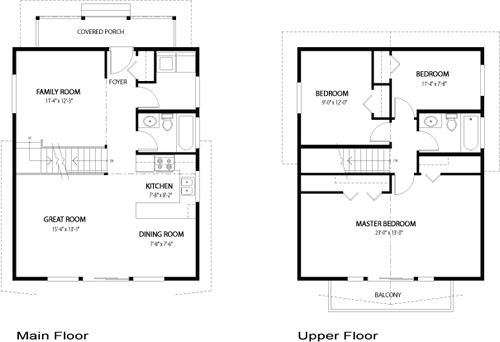 Vantage cedar homes floor plan