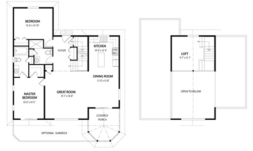 Birchview cedar homes floor plan