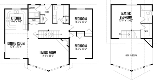 Cascade cedar homes floor plan