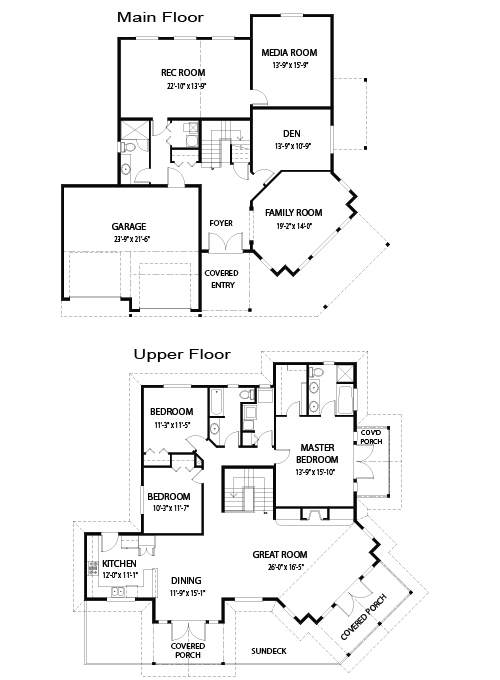 Longview cedar homes floor plan