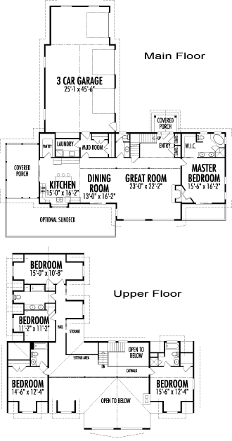 Muskokan cedar homes floor plan