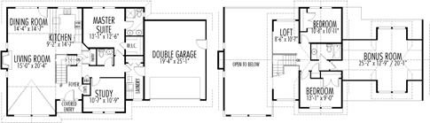 Cambridge cedar homes floor plan