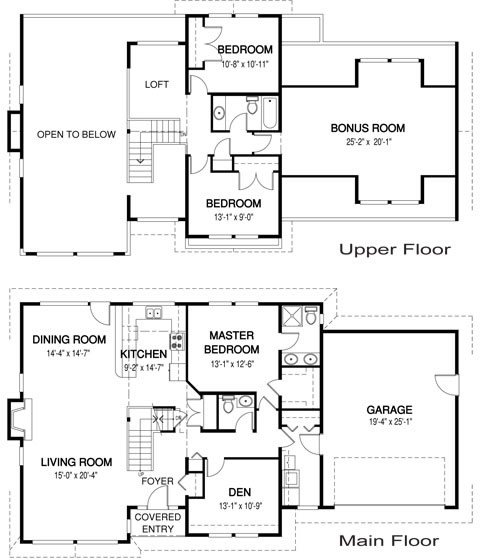 Cambridge cedar homes floor plan