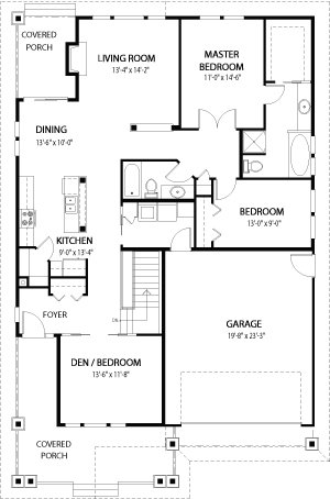 Ellis cedar homes floor plan