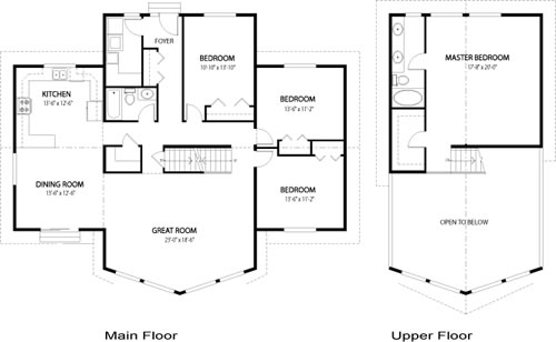 Palmer cedar homes floor plan