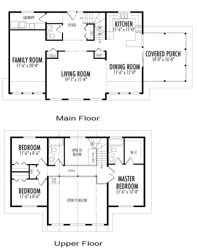 Amherst cedar homes floor plan