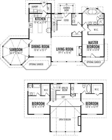 Appalachian cedar homes floor plan