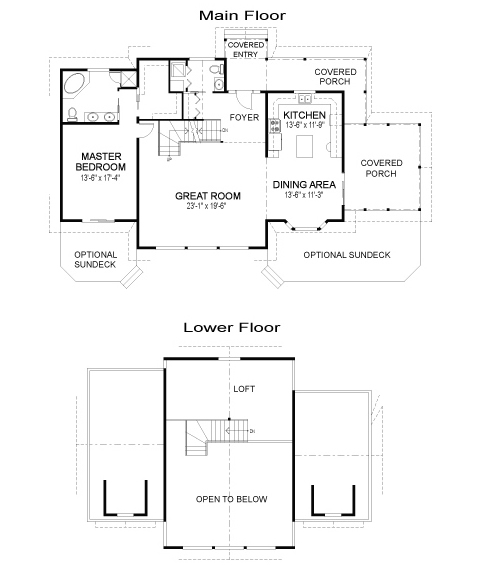 Buckhorn cedar homes floor plan
