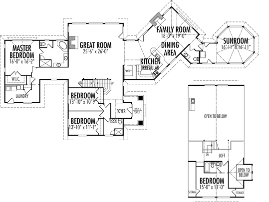 Highlander cedar homes floor plan