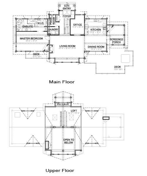 Kawarthan cedar homes floor plan