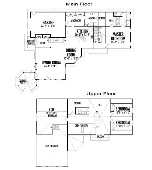 Pinehill cedar homes floor plan