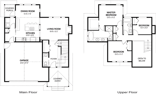 Stickley cedar homes floor plan