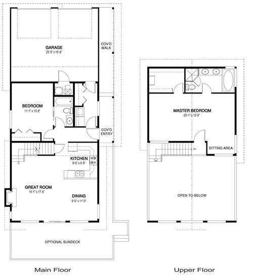 Minstrel cedar homes floor plan
