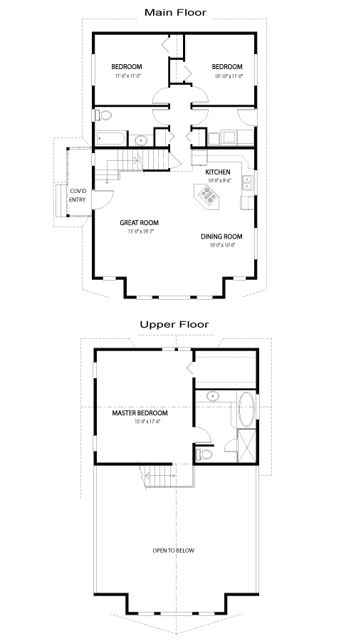 Mission cedar homes floor plan
