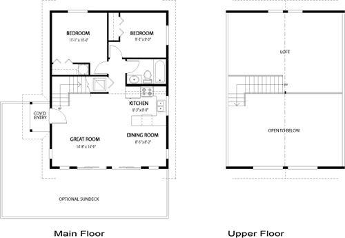 Quail cedar homes floor plan