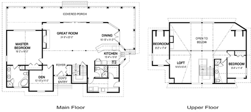 Cumbermere cedar homes floor plan