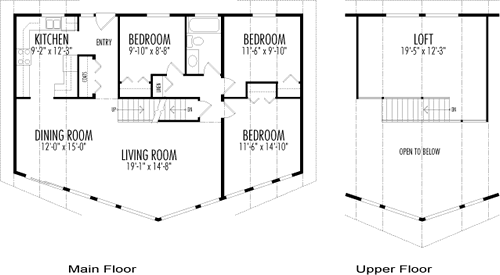 Vista Cruise cedar homes floor plan
