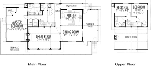 Coastal cedar homes floor plan