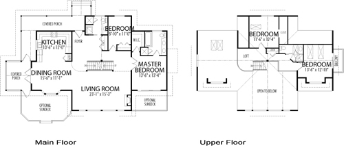 Majestic cedar homes floor plan