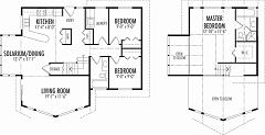 Rainier cedar home floor plan